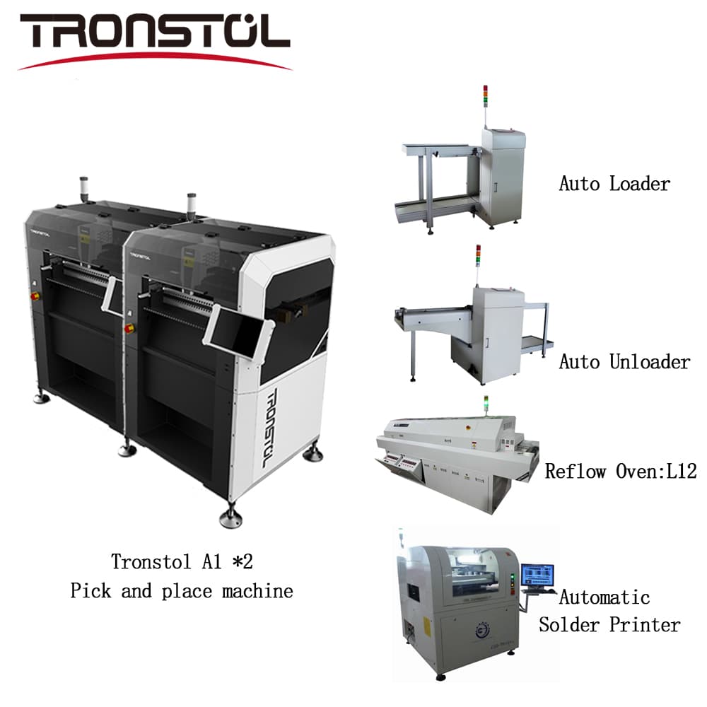 Auto Loader + Tronstol A1 Pick and Place Machine*2 Line1