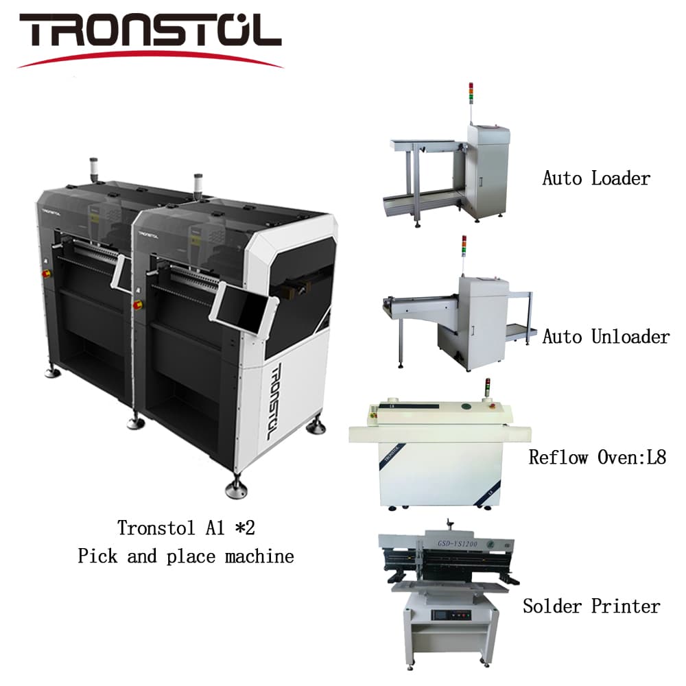 Auto Loader + Tronstol A1 Pick and Place Machine*2 Line3
