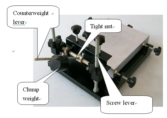 Stampante semplice dello stencil della saldatura a mano 